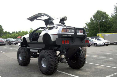 Show Biff who's boss with this DeLorean Monster Truck via Buzzfeed